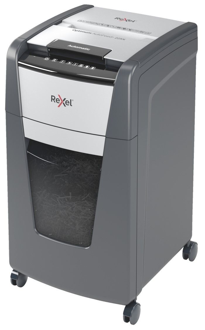 SP- SHREDDER REXEL OPTIMUM AUTO+ 225X CROSS