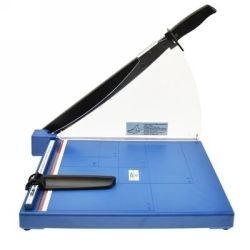 GUILLOTINE LEDAH 380X330X40MM A4 ABS BASE 10 SHEET BLUE