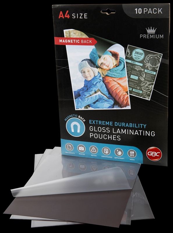 SP- LAMINATING POUCH GBC A4 175 MICRON MAGNETIC PK10