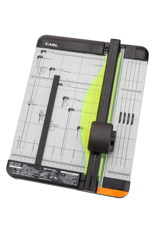 PAPER TRIMMER CARL A4 DC-600 20 SHEET BLACK/SILVER/NEON YELLOW