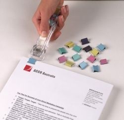 FAST CLIP REFILLS MARBIG LARGE COLOURED PK25