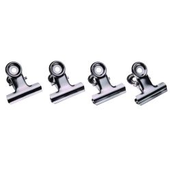 LETTER CLIPS ESSELTE 31MM CHROME BX144
