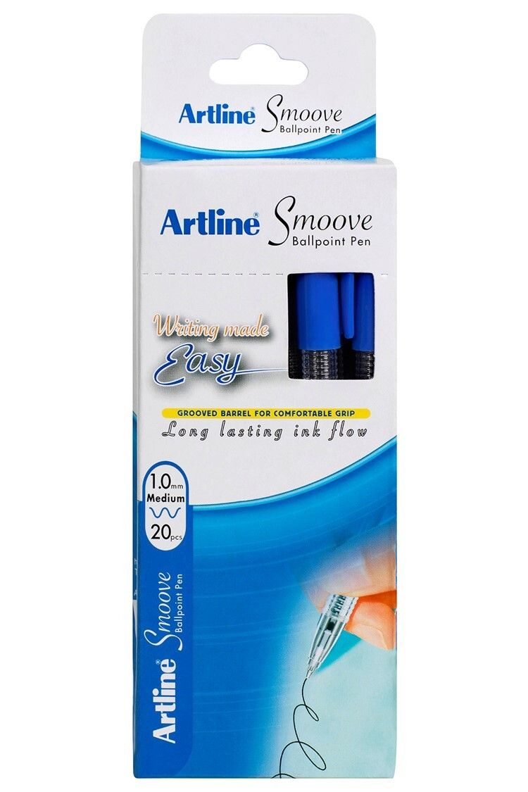 SP- PEN ARTLINE 1MM SMOOVE BALLPOINT BLUE BX20 SP- PEN ARTLINE 1MM SMOOVE BALLPOINT BLUE BX20