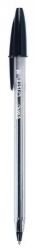 PEN BIC BP CRISTAL MED BLACK BX12