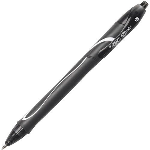 PEN BIC GELOCITY QUICK DRY RETRACTABLE BLACK
