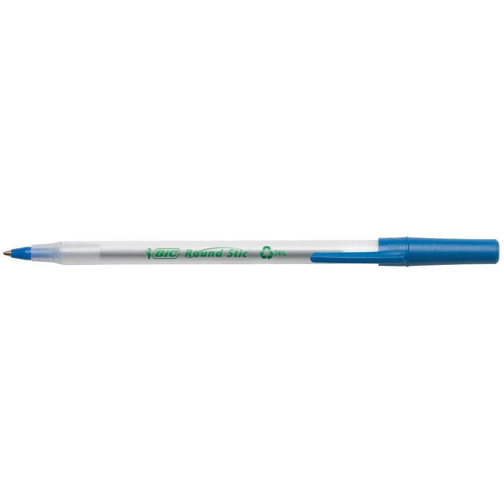 PEN BIC BP ECOLUTIONS ROUND STIC 1.0MM MEDIUM POINT BLUE PG BX50 PEN BIC BP ECOLUTIONS ROUND STIC 1.0MM MEDIUM POINT BLUE PG BX50