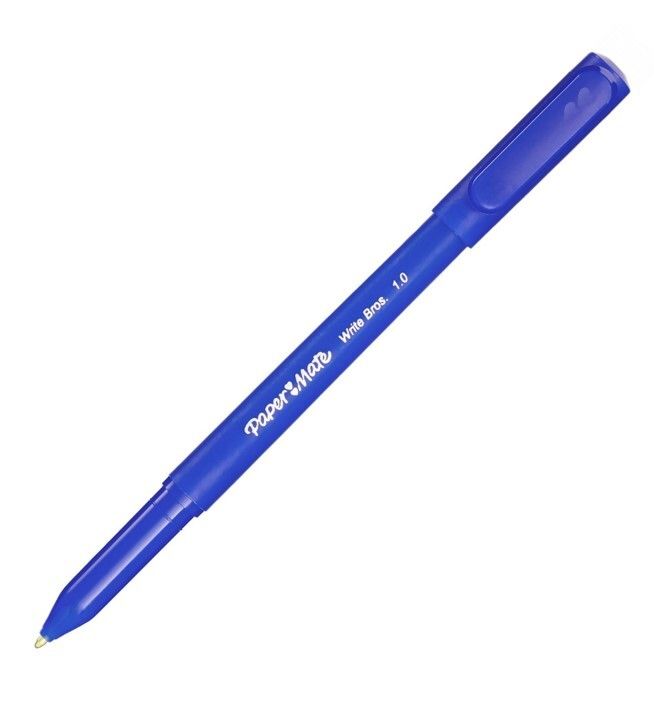 PEN PAPERMATE 1.0MM WRITE BROS BLUE