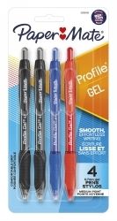 PEN PAPERMATE PROFILE GEL PEN POINT 0.7MM CD4 ASST BUSINESS PEN PAPERMATE PROFILE GEL PEN POINT 0.7MM CD4 ASST BUSINESS