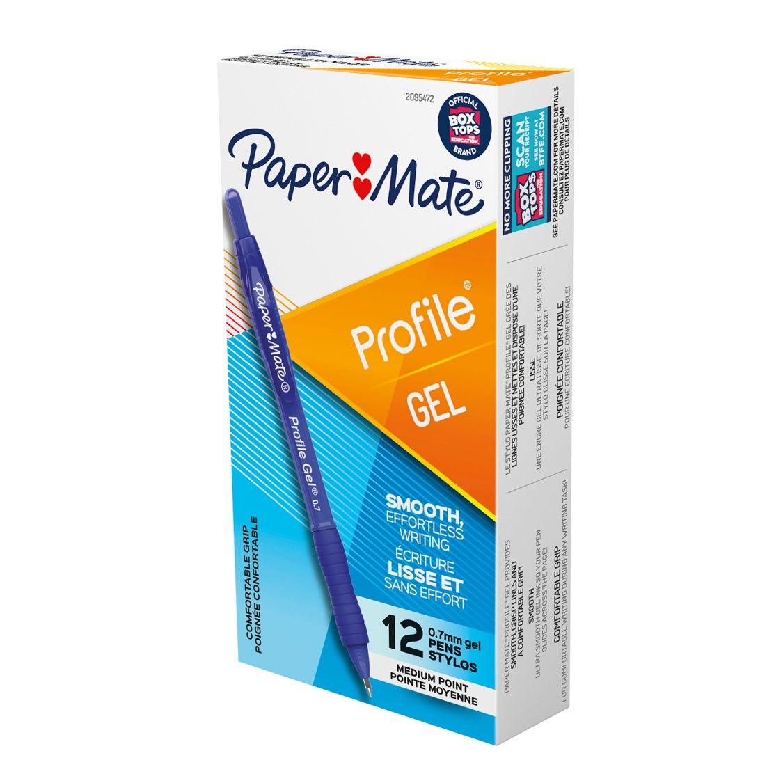 PEN PAPERMATE PROFILE GEL RETRACTABLE 0.7MM BLUE