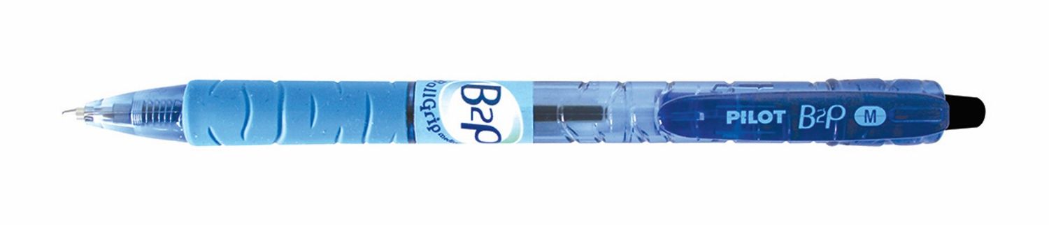 PEN PILOT BEGREEN BALLPOINT MED GRIP 1.0MM BLACK