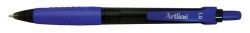 PEN ARTLINE BP 8410 RETRACT MED BLUE