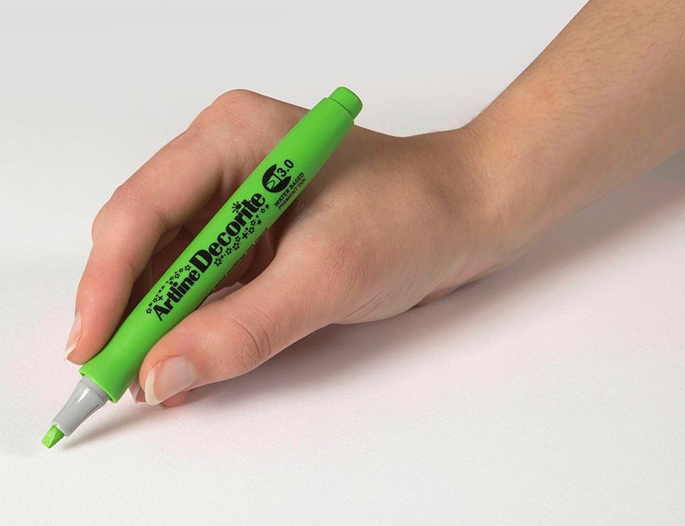 SP- DECORITE ARTLINE 3.0MM STANDARD YELLOW GREEN SP- DECORITE ARTLINE 3.0MM STANDARD YELLOW GREEN