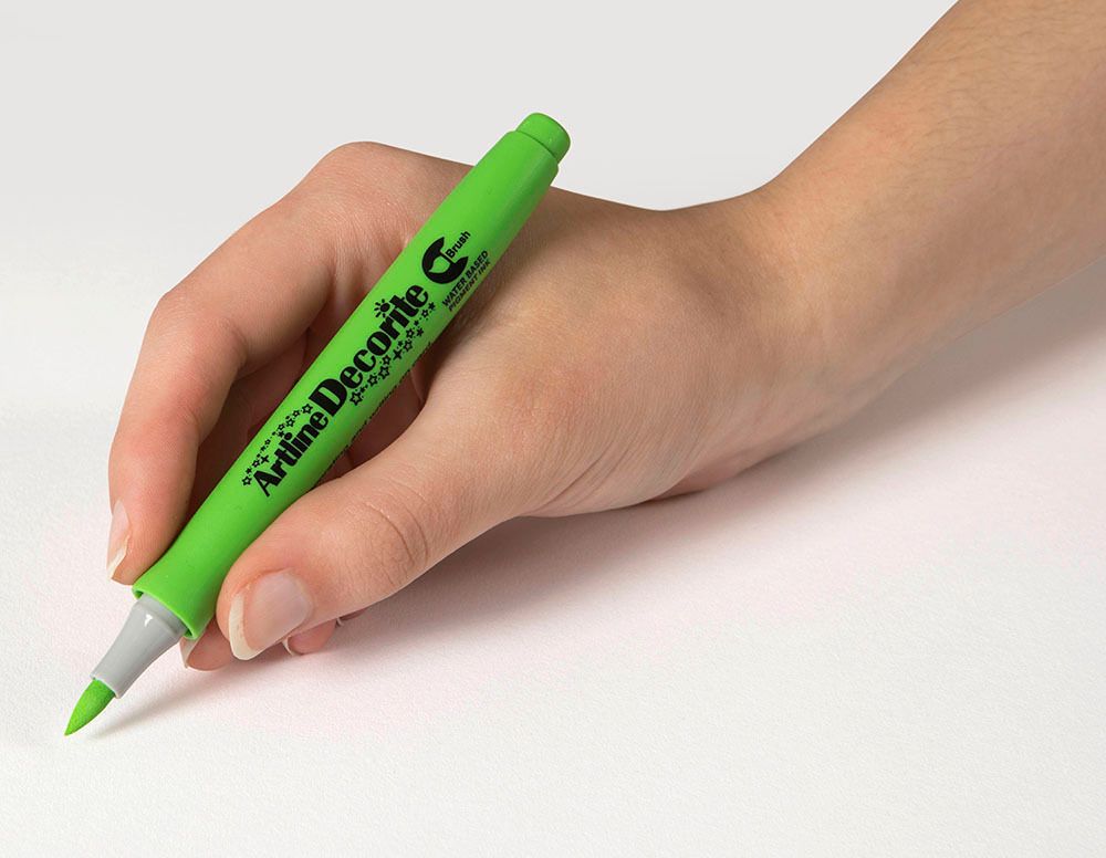 SP- DECORITE ARTLINE STANDARD BRUSH YELLOW GREEN SP- DECORITE ARTLINE STANDARD BRUSH YELLOW GREEN