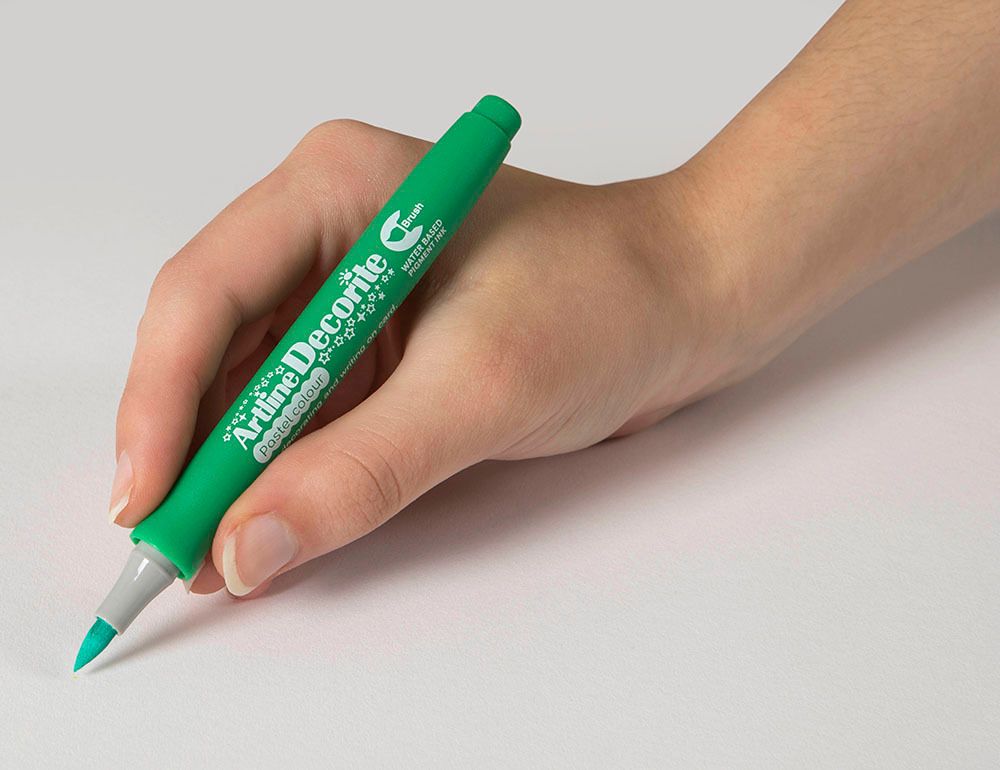 SP- DECORITE ARTLINE PASTEL BRUSH GREEN