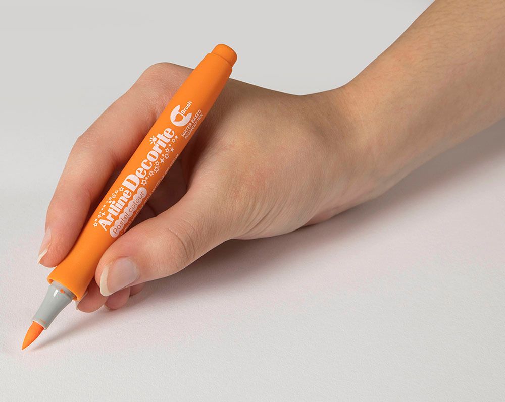 SP- DECORITE ARTLINE PASTEL BRUSH ORANGE