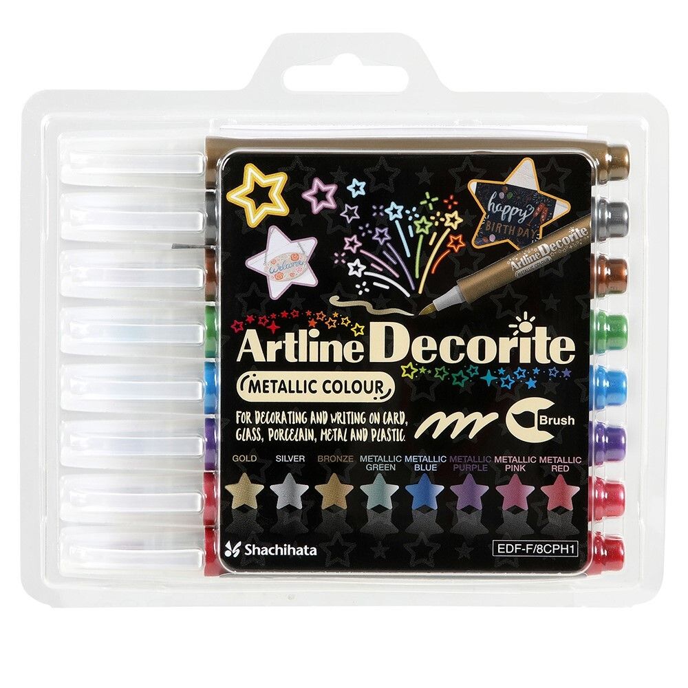 SP- DECORITE ARTLINE METALLIC BRUSH ASST