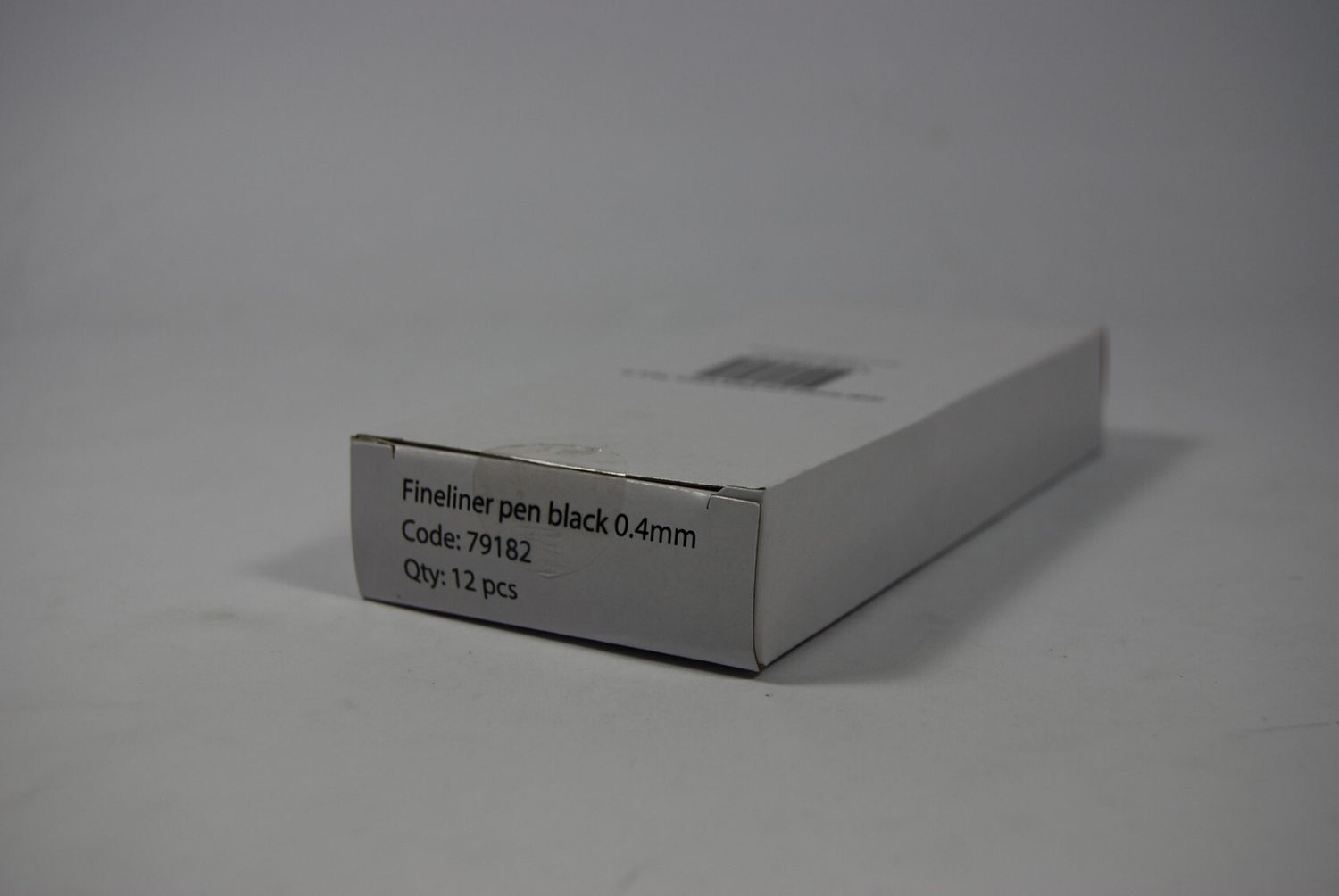 PEN GNS FINELINER 0.4MM BLACK BX12