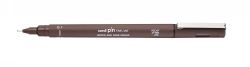 PEN UNI PIN 0.1MM FINELINER SEPIA