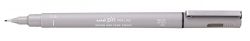 PEN UNI PIN 0.5MM FINELINER LIGHT GREY