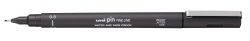 PEN UNI PIN 0.5MM FINELINER DARK GREY