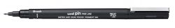 PEN UNI PIN FINELINER BLACK BRUSH TIP