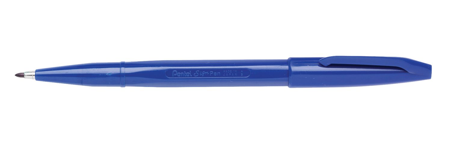 PEN PENTEL FINELINER 0.8MM SIGN PEN BULLET POINT S520 BLUE PEN PENTEL FINELINER 0.8MM SIGN PEN BULLET POINT S520 BLUE