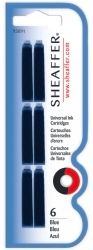 INK CARTRIDGE SHEAFFER SKRIP VFM MINI BLUE PK6