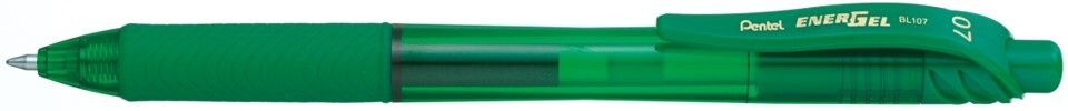SP- PEN PENTEL ENERGEL-X BL107 GEL ROLLER RT0.7MM GREEN SP- PEN PENTEL ENERGEL-X BL107 GEL ROLLER RT0.7MM GREEN