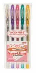 PEN UNI RB SIGNO GEL SPARKLING 1.00MM WLT5