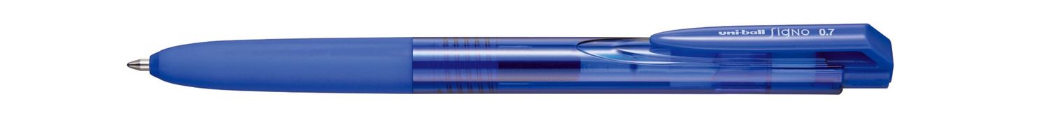 PEN UNI SIGNO 0.7MM RT1 RETRACTABLE GEL BLUE