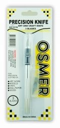 KNIFE HOBBY OSMER ART/STENCIL WITH RUBBER GRIP & 2 SPARE BLADES