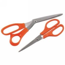 SCISSORS MARBIG 215MM ORANGE HANDLE