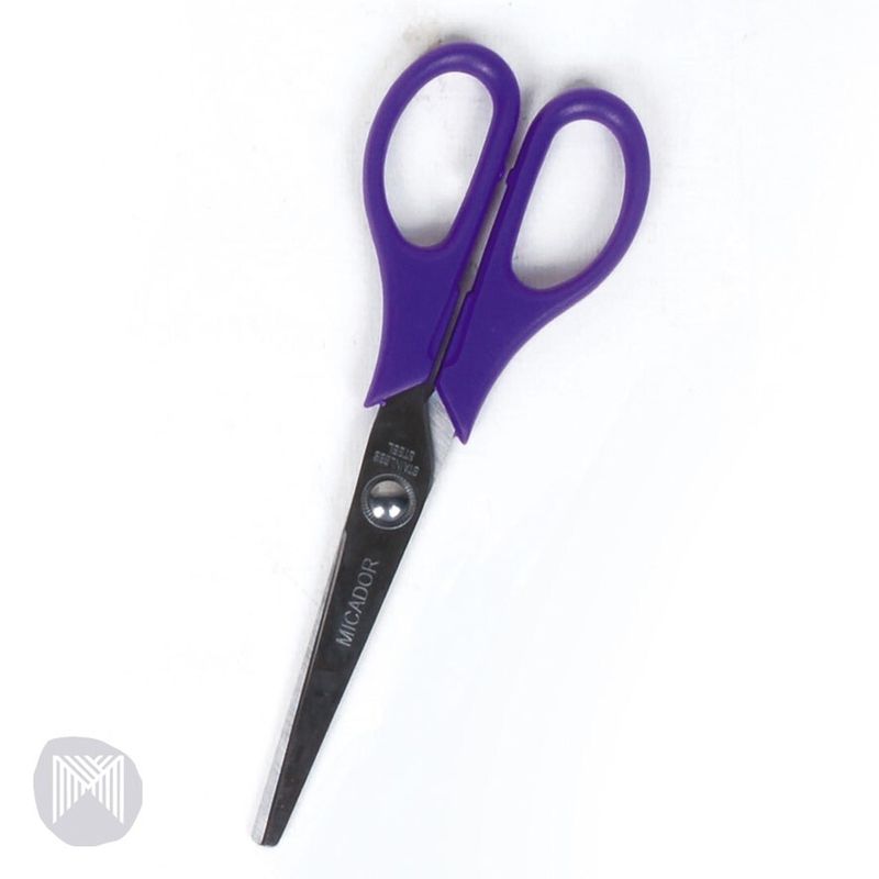SCISSORS MICADOR PURPLE HANDLE 360/150