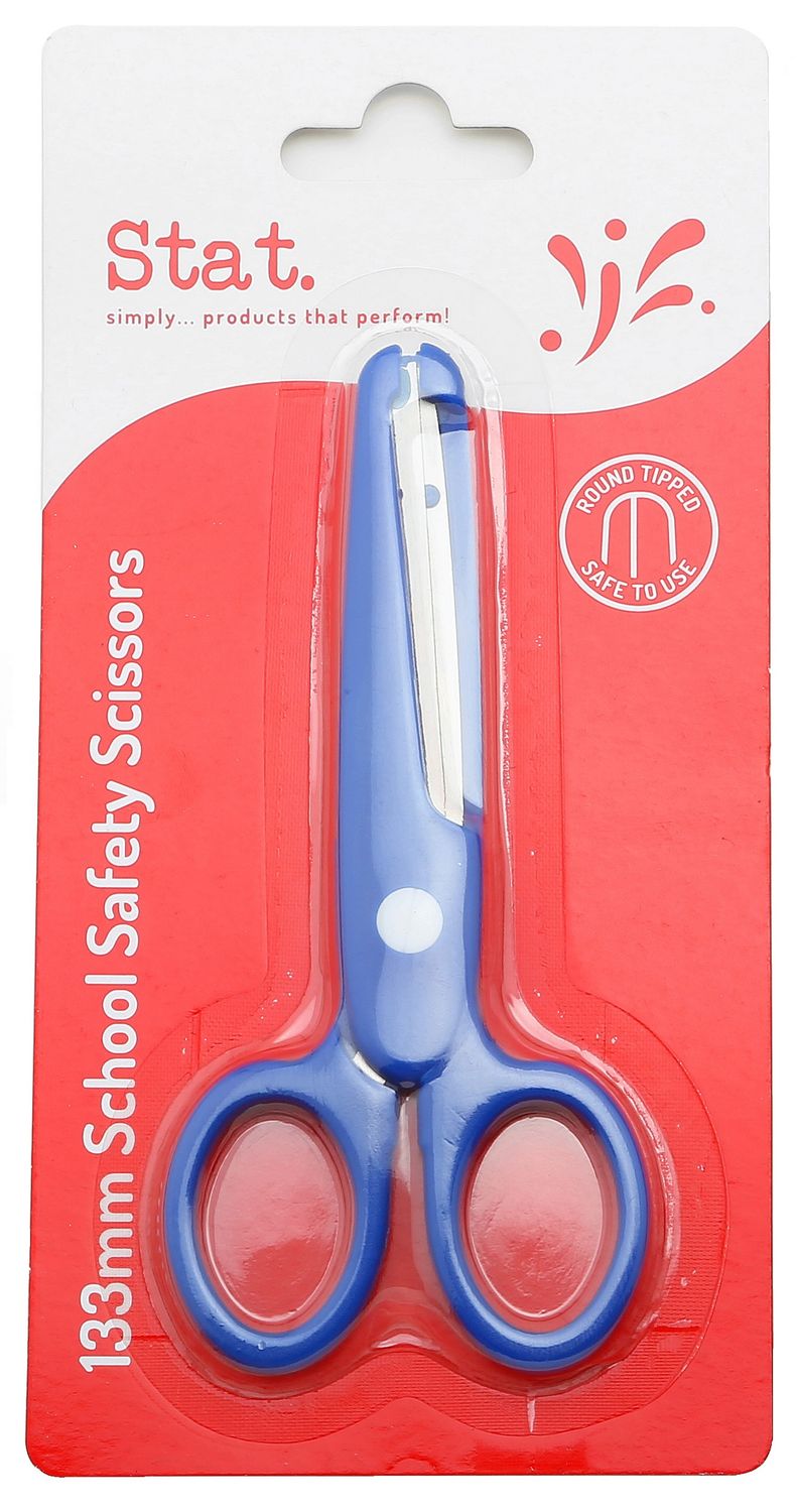 SCISSORS STAT 133MM SCHOOL SAFETY