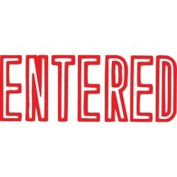 X-STAMPER 1021 ENTERED RED