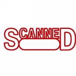 X-STAMPER 1197 SCANNED DATE / RED