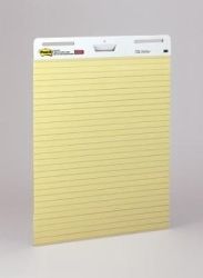 EASEL PAD POST-IT 561 635X762MM LINED YELLOW