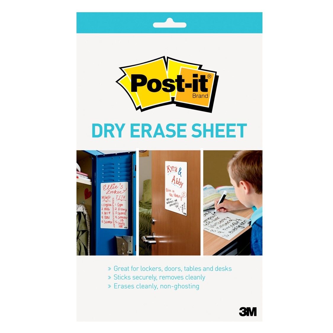 DRY ERASE  POST-IT  177X287  DRY ERASE  WHITE