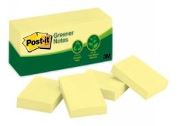 POST- IT NOTES 653-RP 36X48 RECY YELLOW PK 12 POST- IT NOTES 653-RP 36X48 RECY YELLOW PK 12
