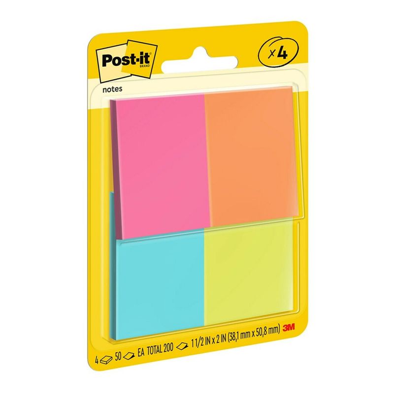 NOTES POST-IT 35X48MM 653-4AF ASST CAPETOWN