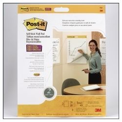 WALL PAD POST-IT 566 508X584MM SELF-STICK PK2 WALL PAD POST-IT 566 508X584MM SELF-STICK PK2