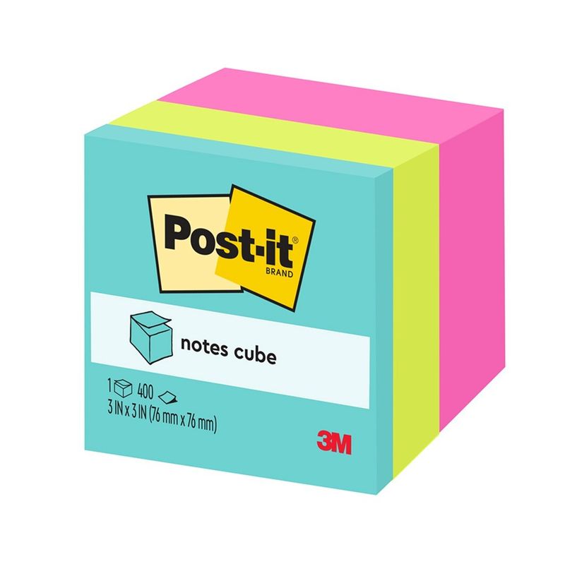NOTES CUBE POST-IT 2027-RCR 76X76MM VIBRANT