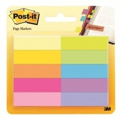 PAGE MARKERS POST-IT 670-10AB 10 COLOURS 50 SHTS EA PAGE MARKERS POST-IT 670-10AB 10 COLOURS 50 SHTS EA