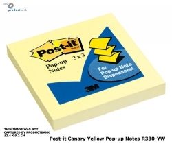 NOTES POP UP REFILL POST-IT R330-YW 76X76MM YELLOW