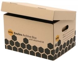 ARCHIVE BOX MARBIG ENVIRO WITH ATTACHED LID
