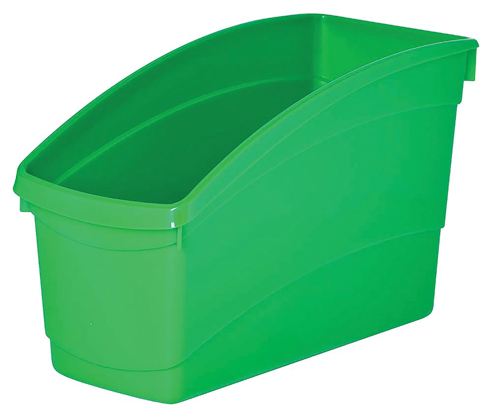 SP- BOOK AND STORAGE TUB ELIZABETH RICHARDS W14.5XD30XH19CM GREEN SP- BOOK AND STORAGE TUB ELIZABETH RICHARDS W14.5XD30XH19CM GREEN