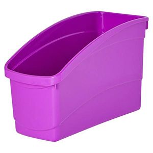 SP- BOOK AND STORAGE TUB ELIZABETH RICHARDS W14.5XD30XH19CM PURPLE SP- BOOK AND STORAGE TUB ELIZABETH RICHARDS W14.5XD30XH19CM PURPLE