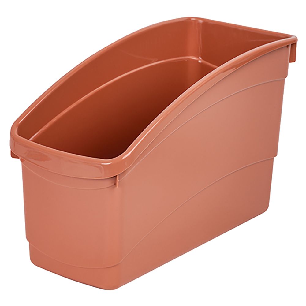 SP- BOOK AND STORAGE TUB ELIZABETH RICHARDS W14.5XD30XH19CM MALLEE SP- BOOK AND STORAGE TUB ELIZABETH RICHARDS W14.5XD30XH19CM MALLEE