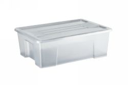 STORAGE+ BOX WITH LID ITALPLAST 10 LITRE GRAPHITE STORAGE+ BOX WITH LID ITALPLAST 10 LITRE GRAPHITE