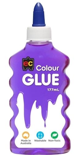 GLUE EC 177ML COLOURED PURPLE